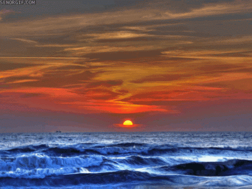 ocean during a sunrise