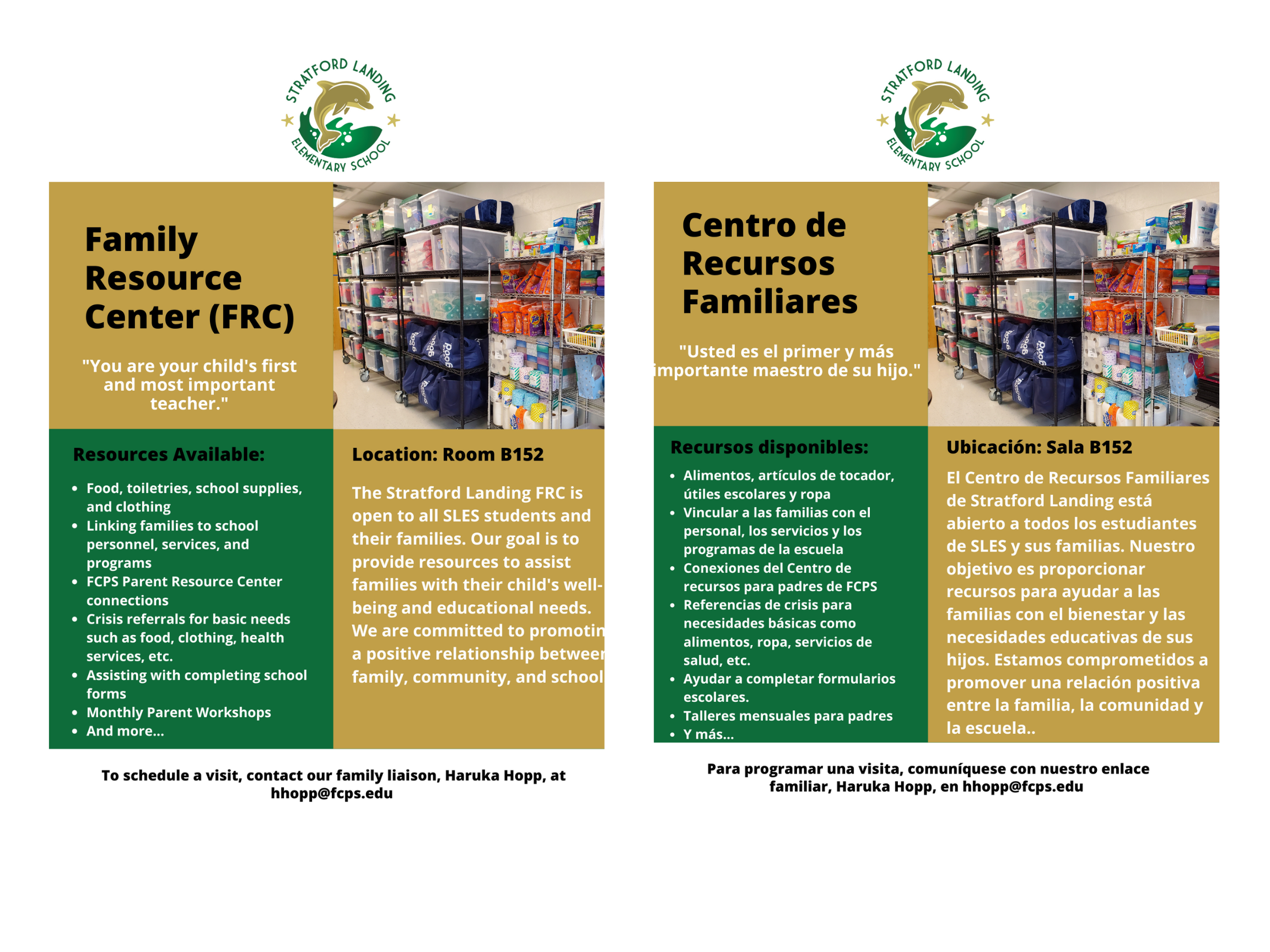 family resource flyer